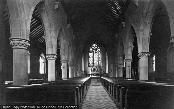 Photo of Denbigh, Church Interior c.1875