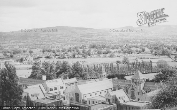 Photo of Denbigh, Howell's School And The Vale Of Clwyd c.1960