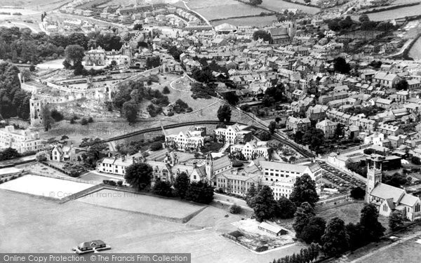 Photo of Denbigh, Howells School And The Town c.1955