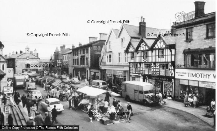 Photo of Denbigh, Market c.1955