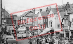 Market, High Street c.1960, Denbigh