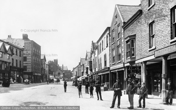 Photo of Denbigh, Market Place 1888