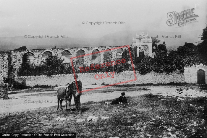 Photo of Denbigh, Ruins Near Castle 1891