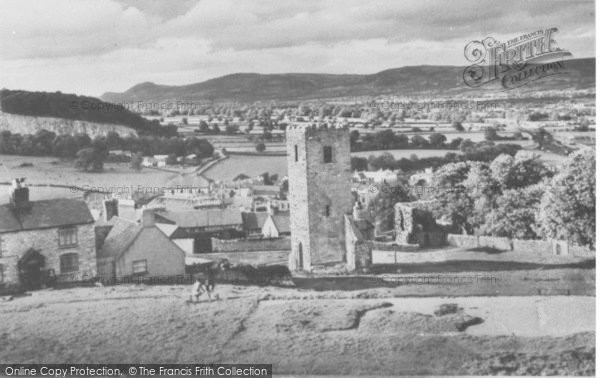 Photo of Denbigh, St Hilary's Church Tower And Vale Of Clwyd c.1960
