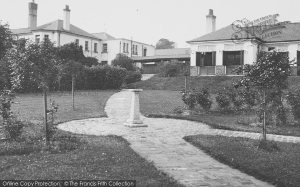 Photo of Denbigh, Sundial And Gardens, North Wales Sanatorium 1936