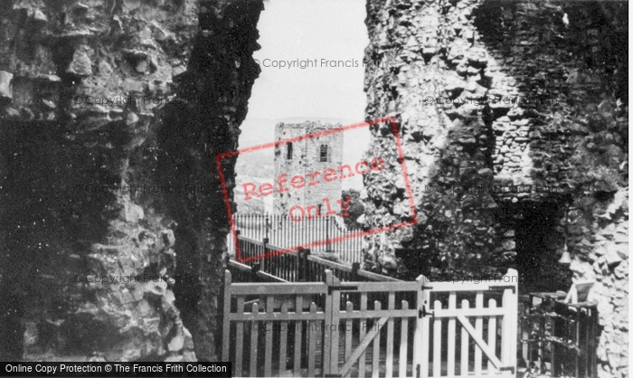 Photo of Denbigh, The Castle c.1955