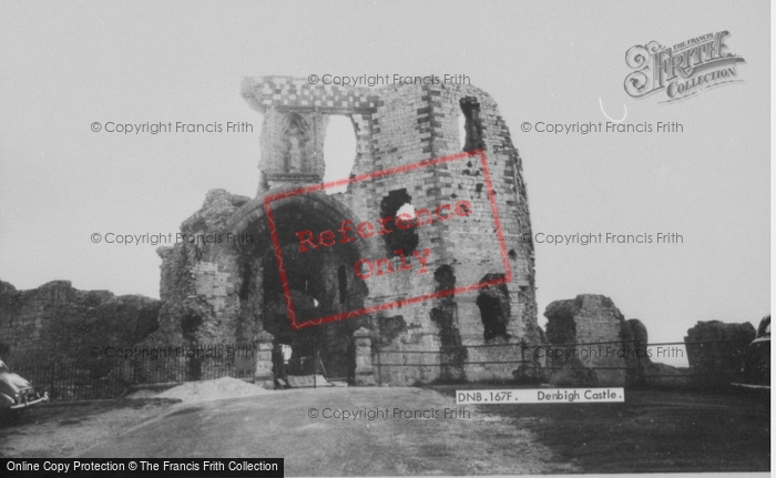 Photo of Denbigh, The Castle c.1960