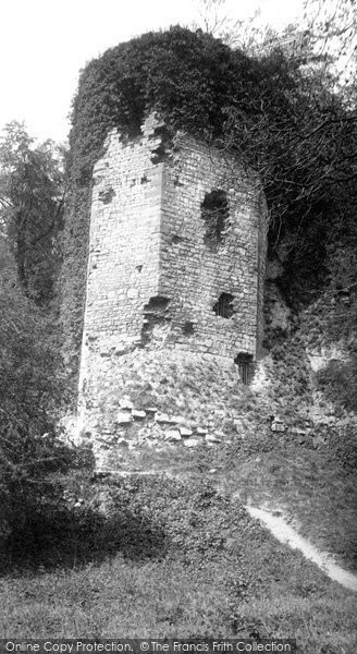 Photo of Denbigh, The Castle, Goblin Tower c.1885