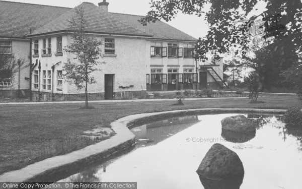 Photo of Denbigh, The Pond And Block 6, North Wales Sanatorium 1936