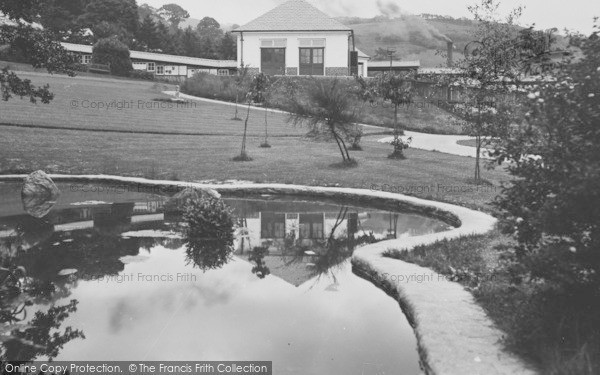 Photo of Denbigh, The Pond, North Wales Sanatorium c.1935