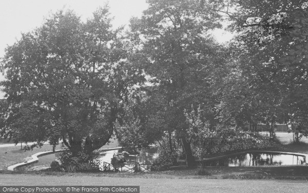 Photo of Denbigh, The Ponds, North Wales Sanatorium c.1935