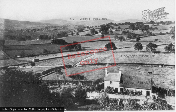 Photo of Denbigh, Vale Of Clwyd From Castle c.1890
