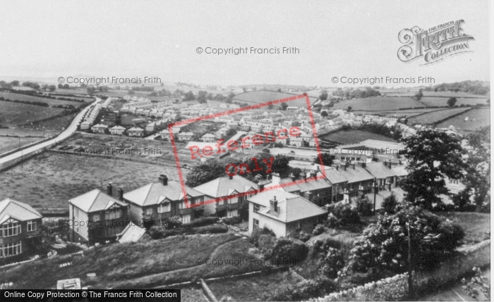 Photo of Denbigh, View From The Castle c.1955