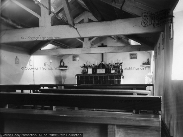 Photo of Denby Dale, Interior Of Catholic Chapel c.1955