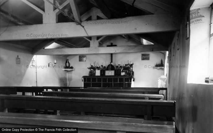Photo of Denby Dale, Interior Of Catholic Chapel c.1955