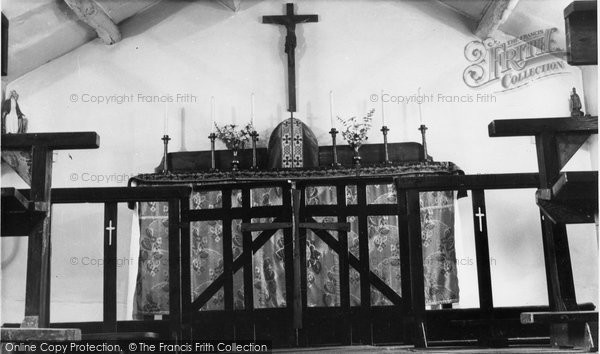 Photo of Denby Dale, Roman Catholic Church Interior c.1955