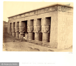 Portico Of The Temple 1860, Dendera