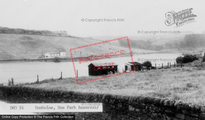 Photo of Denholme, Doe Park Reservoir c.1960