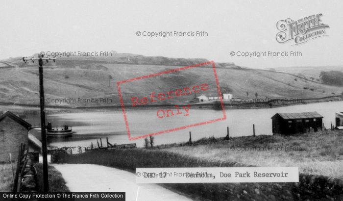 Photo of Denholme, Doe Park Reservoir c.1960