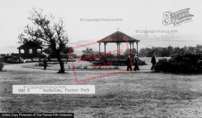 Photo of Denholme, Foster Park c.1955