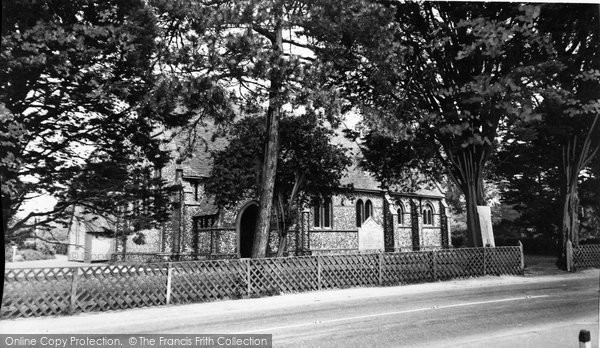 Photo of Denmead, All Saints Church c.1960