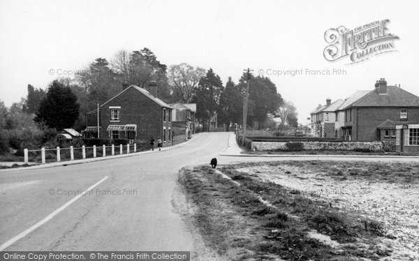 Photo of Denmead, The Village c.1955