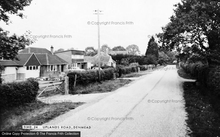 Photo of Denmead, Uplands Road c.1960