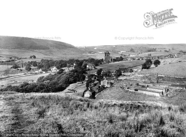Photo of Denshaw, View Towards Moorcock c.1960