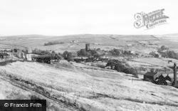 View Towards Rams Head c.1960, Denshaw