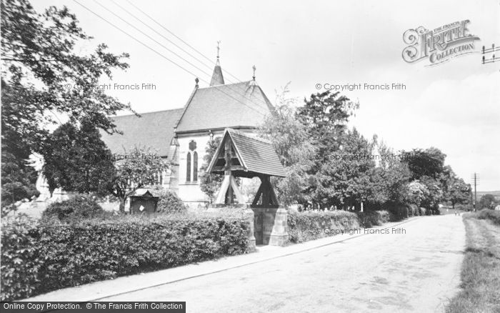 Photo of Denstone, All Saints Church c.1955