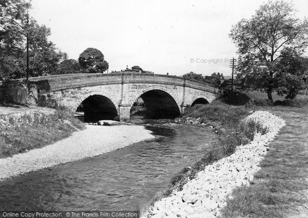 Photo of Denstone, The Bridge c.1955