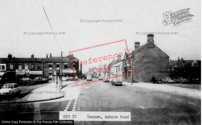Photo of Denton, Ashton Road c.1965