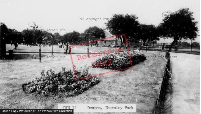 Photo of Denton, Debdale Park c.1955