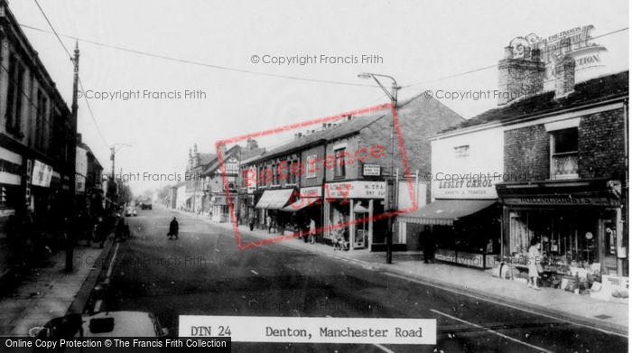 Photo of Denton, Manchester Road c.1965