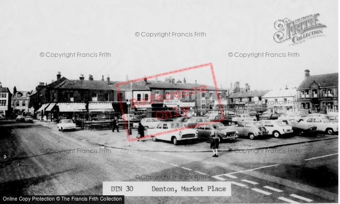 Photo of Denton, Market Place c.1965
