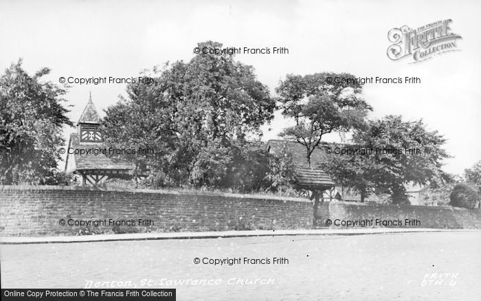 Photo of Denton, St Lawrence's Church c.1955
