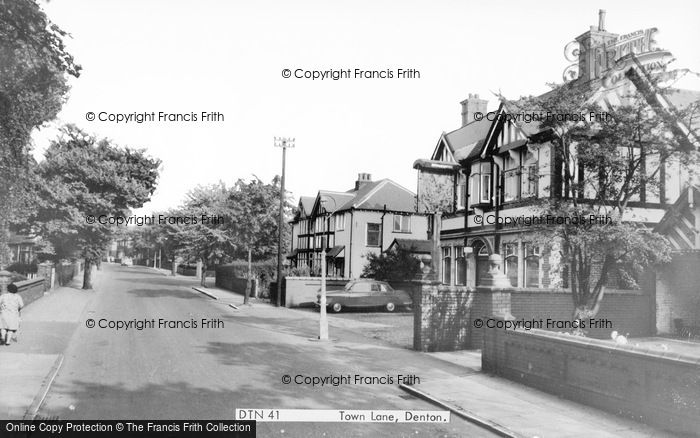 Photo of Denton, Town Lane c.1965
