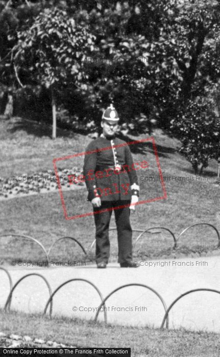 Photo of Derby, A Policeman 1896