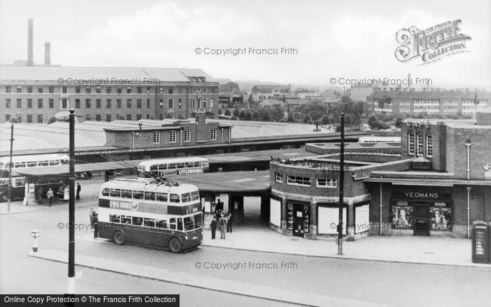 Photo of Derby, Bus Station c.1955