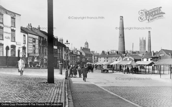 Photo of Derby, Cockpit Hill  Towards Morledge And The Shot Tower 1931