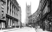 Iron Gate And All Saints' Church 1896, Derby