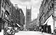 Iron Gate And The Cathedral c.1955, Derby