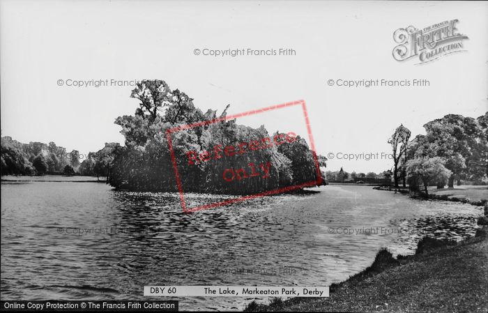 Photo of Derby, Markeaton Park, Lake c.1960