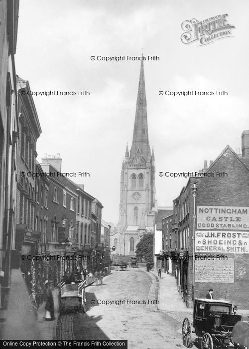 Photo of Derby, St Alkmund's Church 1882
