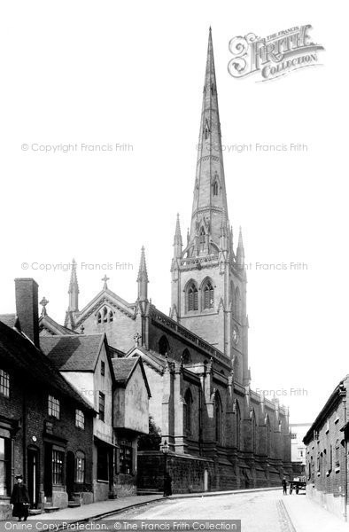 Photo of Derby, St Alkmund's Church 1896