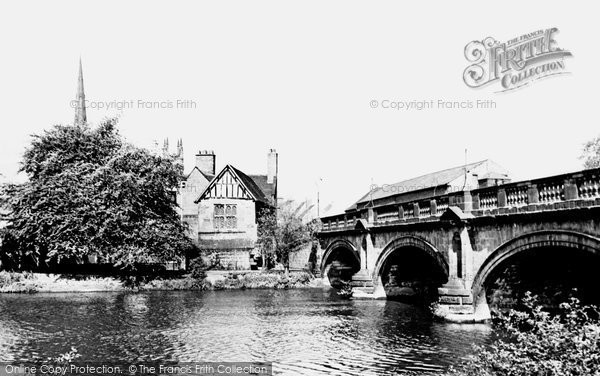 Photo of Derby, St Mary's Bridge c.1960