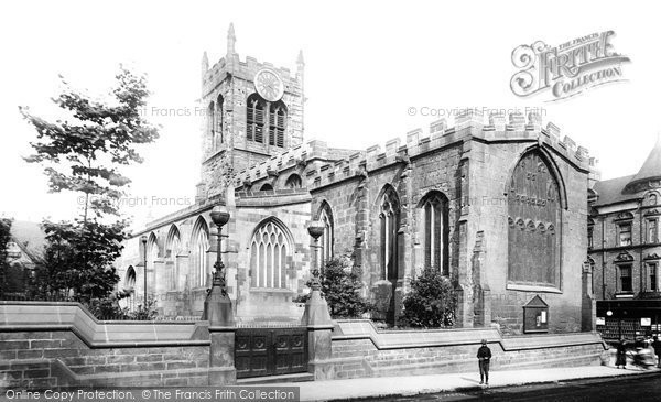 Photo of Derby, St Peter's Church 1896