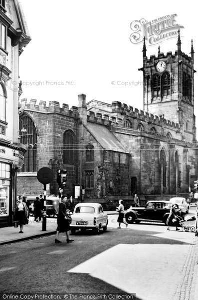 Photo of Derby, St Peter's Church c.1960
