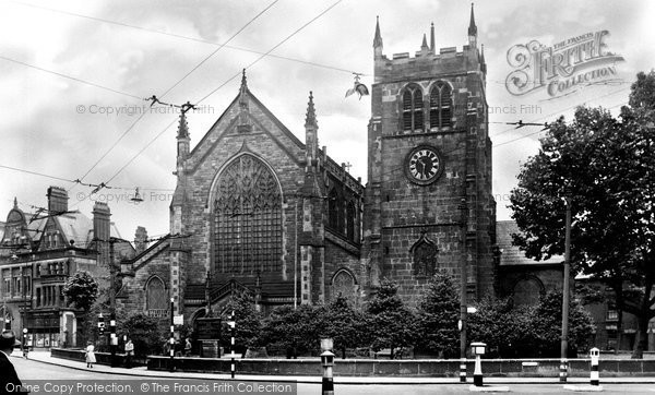 Derby, St Werburgh's Church c.1955