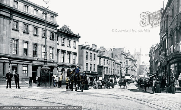 Photo of Derby, The Cornmarket 1896